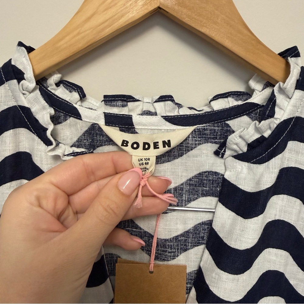 BODEN ESME LINEN DRESS - Picture 7 of 12